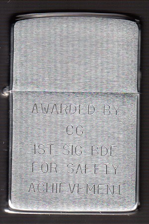 Awarded by CG 1st Sig Bde 1