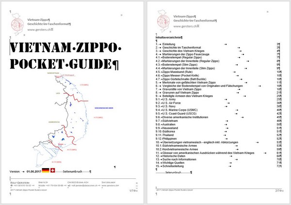 Vietnam Zippo Pocket Guide 1